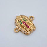 Herraje Virgen De Guadalupe 1.25gr / 1/2 in / Oro Amarillo 18K %