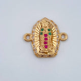 Herraje Virgen De Guadalupe 1.25gr / 1/2 in / Oro Amarillo 18K %