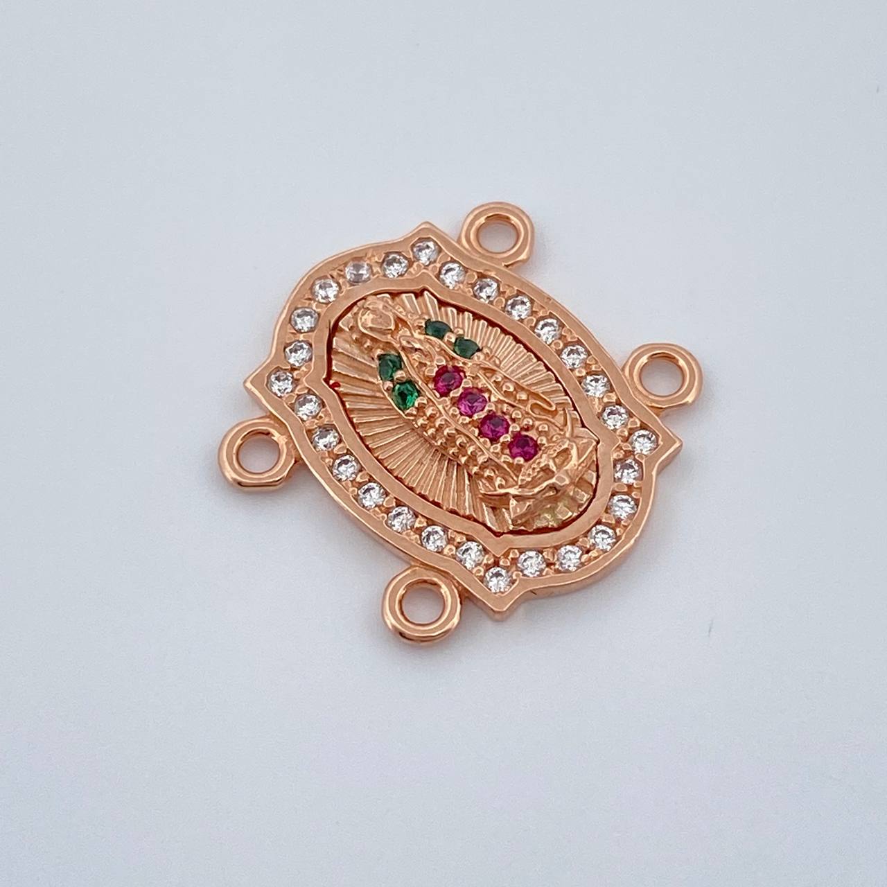 Herraje Virgen De Guadalupe 2gr / 1/2 in / Oro Rosa 18K %