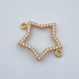 Herraje Silueta Estrella 0.9gr / 3/4 in / Oro Amarillo 18K %