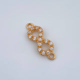 Herraje Infinito 0.8gr / 3/4 in / Oro Amarillo 18K %