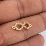 Herraje Infinito 1.1gr / 3/4 in / Oro Amarillo 18K %