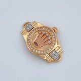 Herraje Correa Corona 3.1gr / 1 in / Tres Oros 18K %