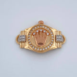 Herraje Correa Corona 3.1gr / 1 in / Tres Oros 18K %