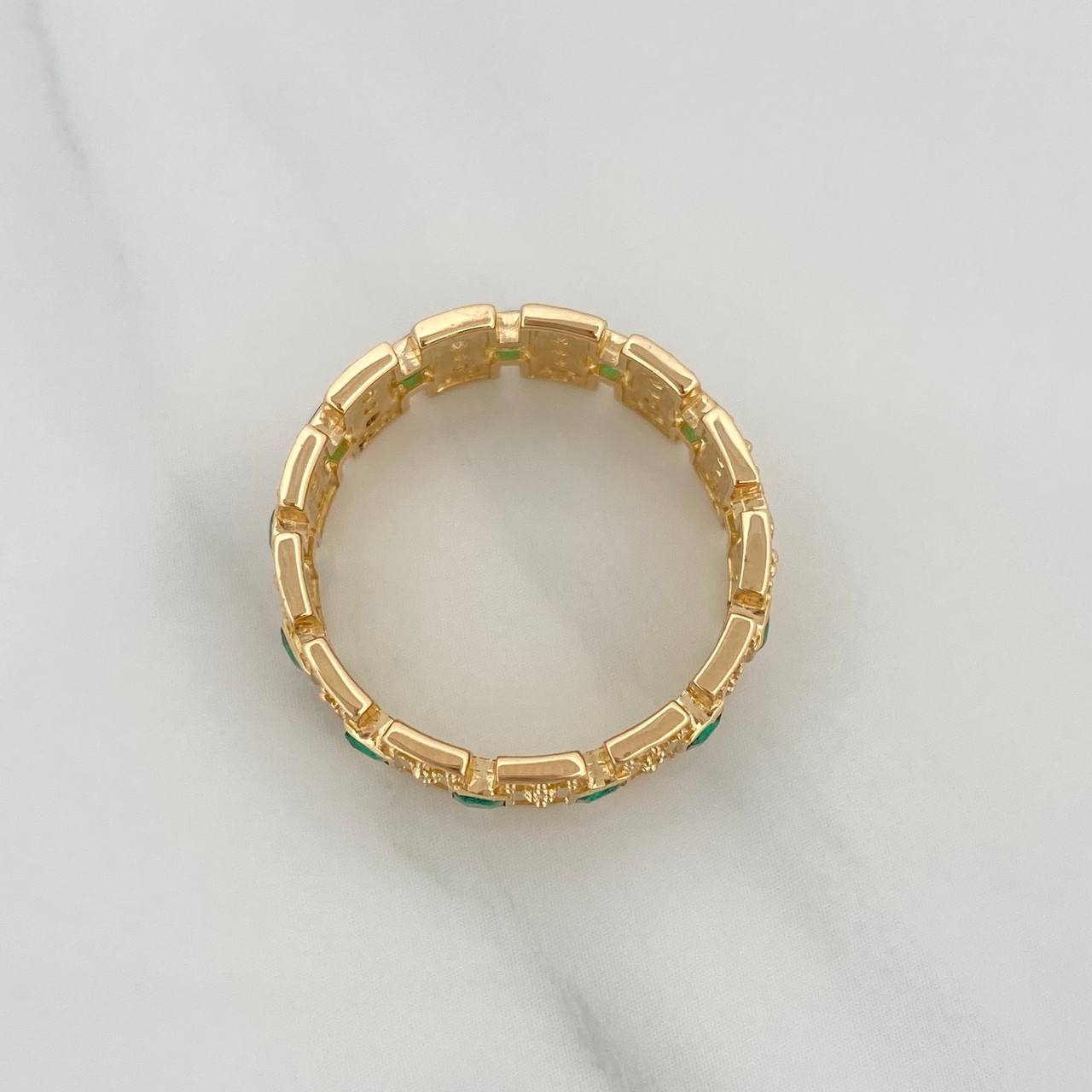 Anillo Glam 4.2gr / T7 1/2 / Oro Amarillo 18K %