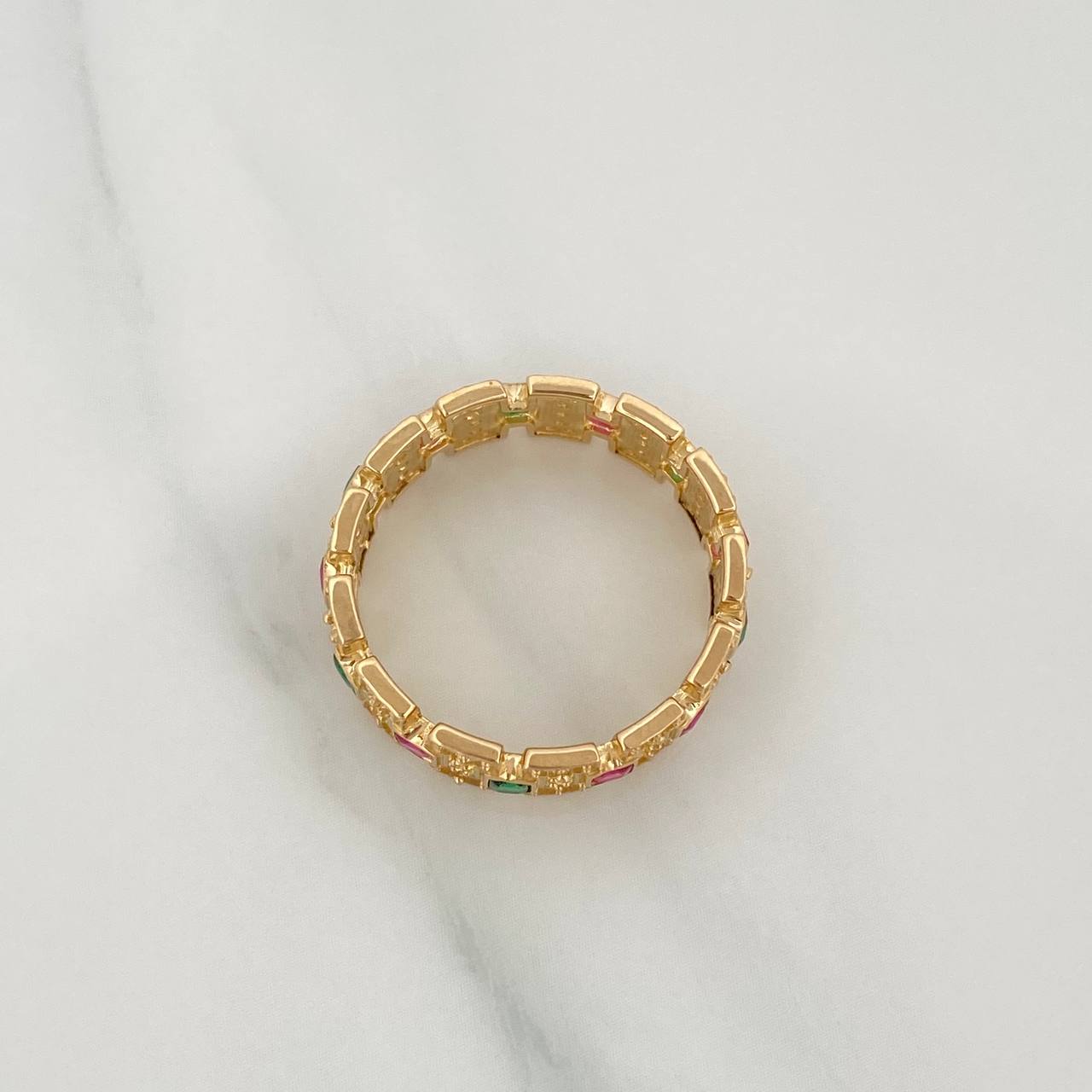 Anillo Glam 4.35gr / T8 / Oro Amarillo 18K %