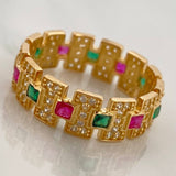 Anillo Glam 4.35gr / T8 / Oro Amarillo 18K %