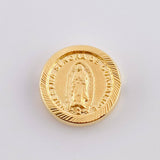Charm Virgin of Guadalupe 0.95g / 1/2 in 18K Yellow Gold