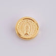 Herraje Virgen de Guadalupe Mate 0.7g / 1/2 in Oro Amarillo 18K