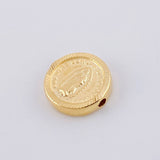 Herraje Virgen de Guadalupe Mate 0.7g / 1/2 in Oro Amarillo 18K
