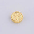 Herraje San Benito Mate 0.5g / 1/2 in Oro Amarillo 18K