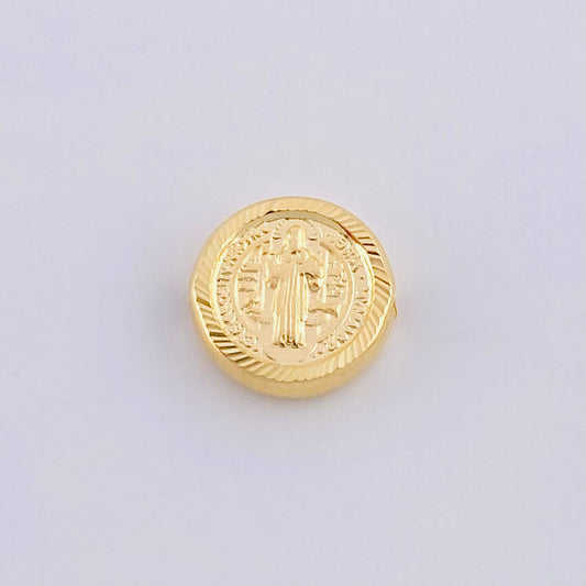 Herraje San Benito Mate 0.5g / 1/2 in Oro Amarillo 18K