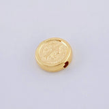 Herraje San Benito Mate 0.5g / 1/2 in Oro Amarillo 18K