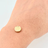 Herraje San Benito Mate 0.5g / 1/2 in Oro Amarillo 18K