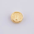 Charm Virgin of Guadalupe Matte 0.45g / 1/4 in Yellow Gold 18K
