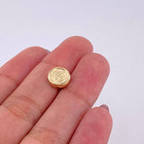 Herraje San Miguel Arcángel Mate 0.4g / 1/4 in Oro Amarillo 18K