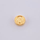 Herraje San Benito Mate 0.35g / 1/4 in Oro Amarillo 18K