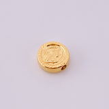 Charm Saint Benedict Matte 0.3g / 1/4 in Yellow Gold 18K