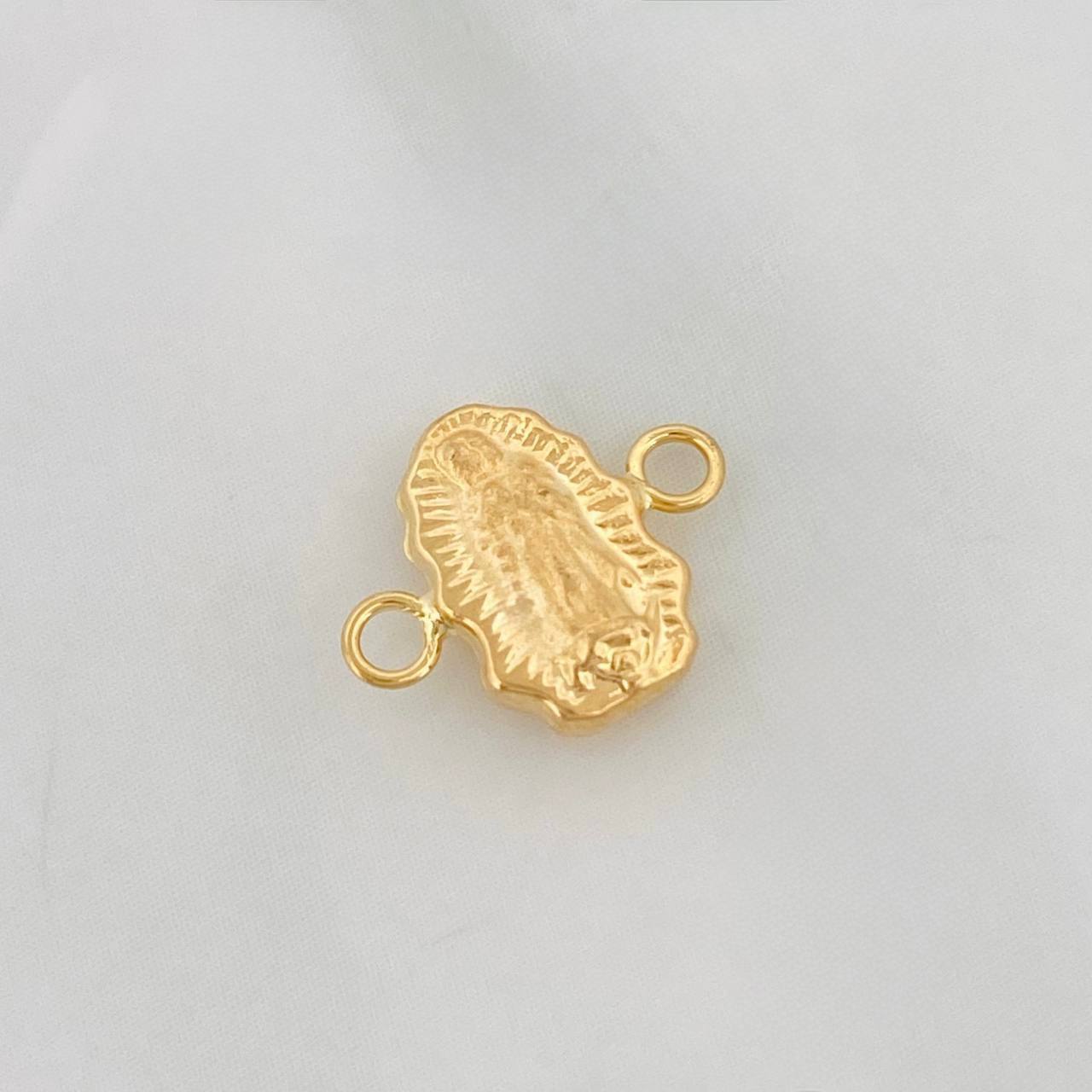 Herraje Virgen de Guadalupe 0.3g / 1/2 in Oro Amarillo 18K