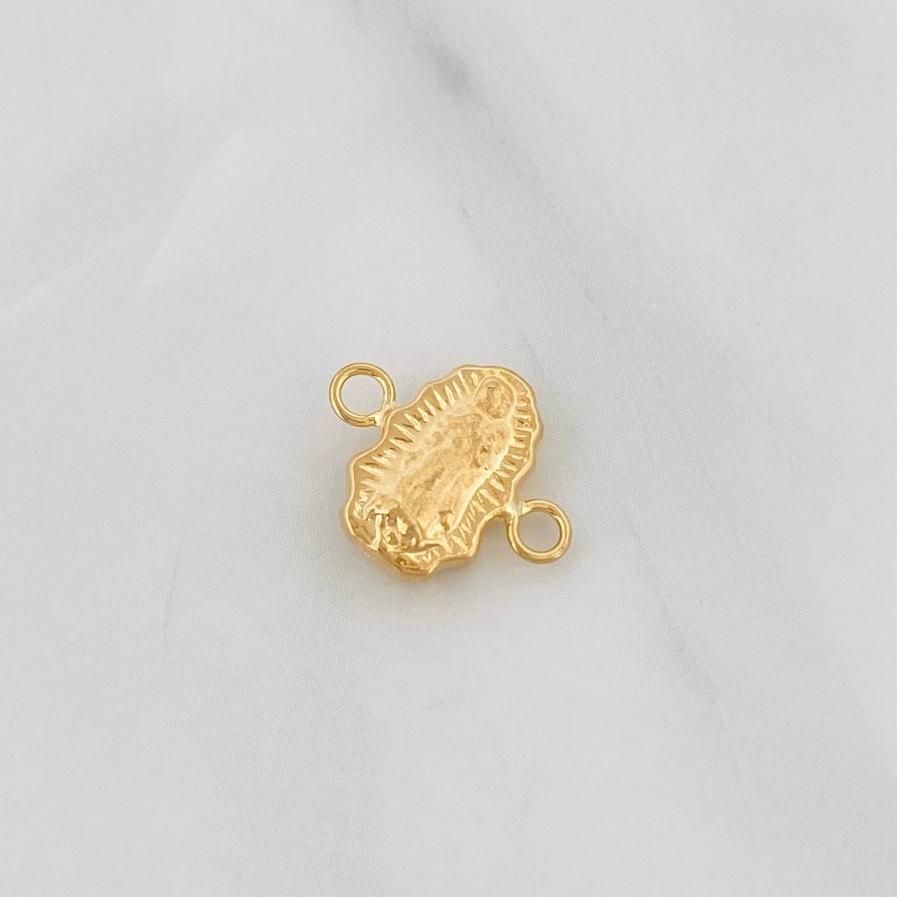 Herraje Virgen de Guadalupe 0.3g / 1/2 in Oro Amarillo 18K