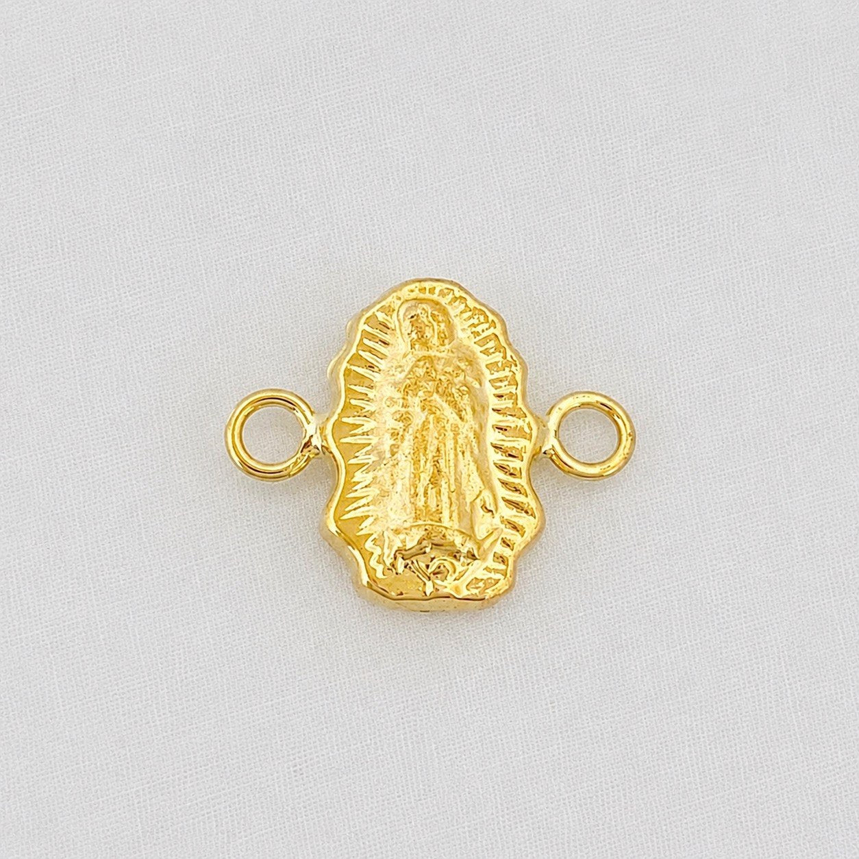 Herraje Virgen de Guadalupe 0.3g / 1/2 in Oro Amarillo 18K