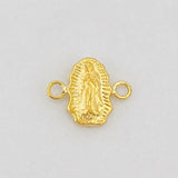 Herraje Virgen de Guadalupe 0.3g / 1/2 in Oro Amarillo 18K