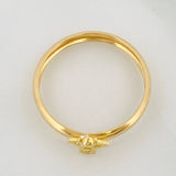 Anillo Angel 0.8gr / T7 / Oro Amarillo 18K %