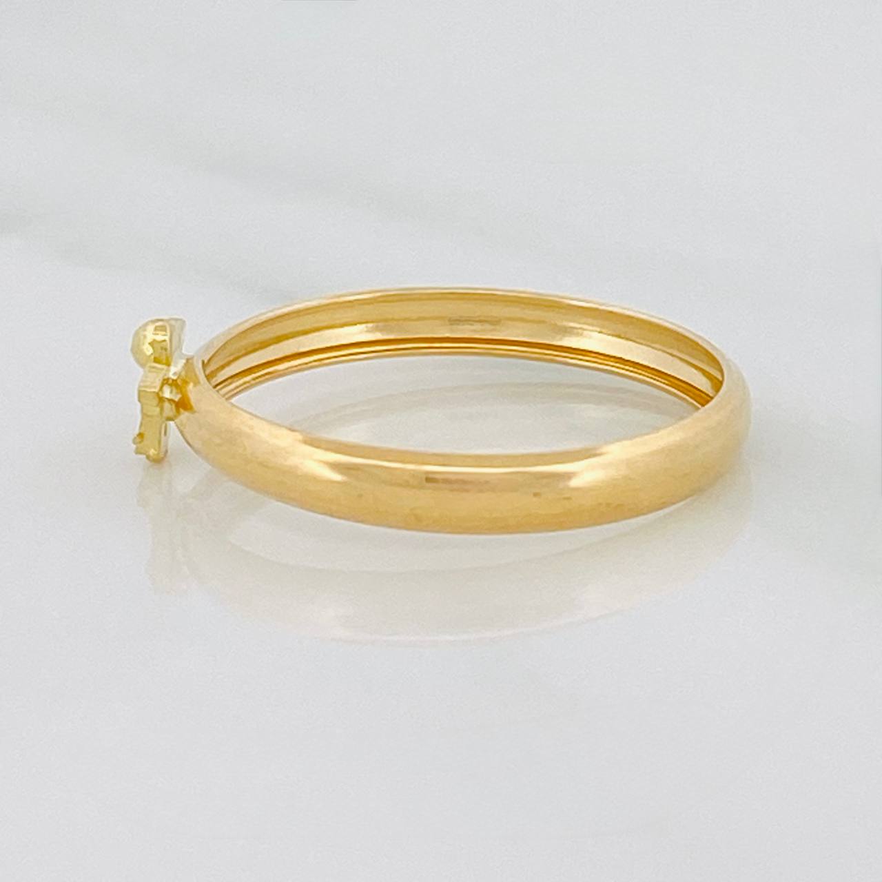 Anillo Angel 0.8gr / T7 / Oro Amarillo 18K %