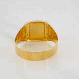 Anillo Sello Rectangular 4.6gr / T11 1/4 / Oro Amarillo 18K %