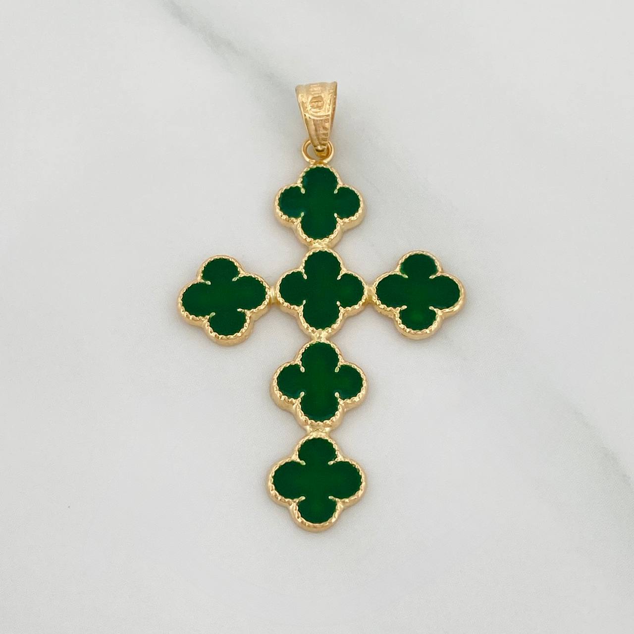 Dije Trebol 1.85gr / 1 1/2 in / Oro Amarillo 18K &