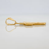 Dije Cruz Rostro Cristo 0.95gr / 1 in / Oro Amarillo 18K &