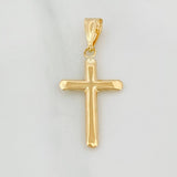 Dije Cruz 0.75gr / 1 1/4 in / Oro Amarillo 18K &