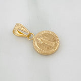 Dije San Benito 0.65gr / 2cm / Oro Amarillo 18K %