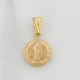 Dije San Benito 0.65gr / 2cm / Oro Amarillo 18K %