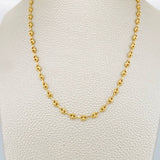 Cadena GC 6.35gr / 24 in / 3.3mm Oro Amarillo 18K &