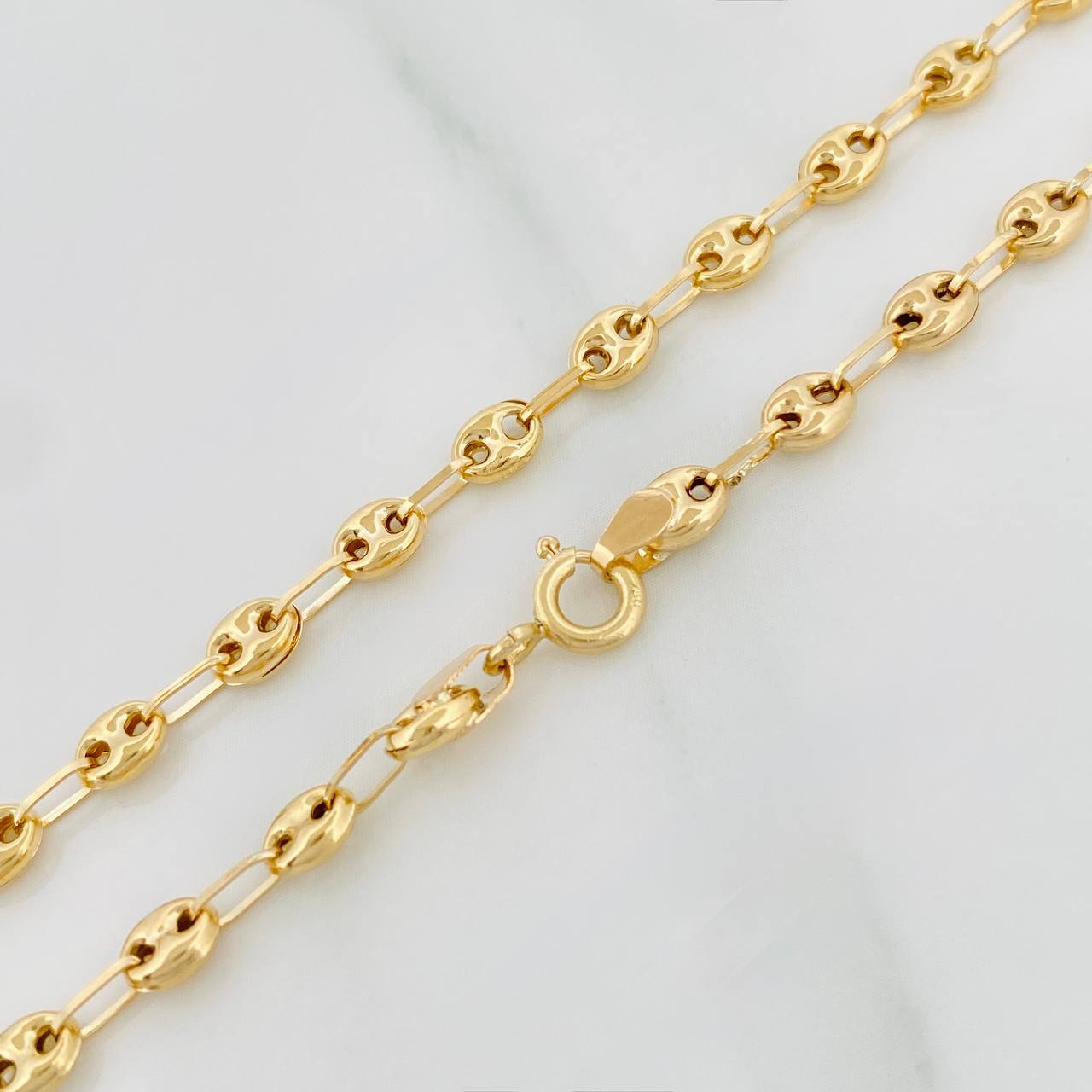 Cadena GC 5.4gr / 20 in / 3mm Oro Amarillo 18K &