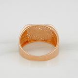 Anillo Tribal 4.85gr / T8 1/4 / Oro Rosa 18K $