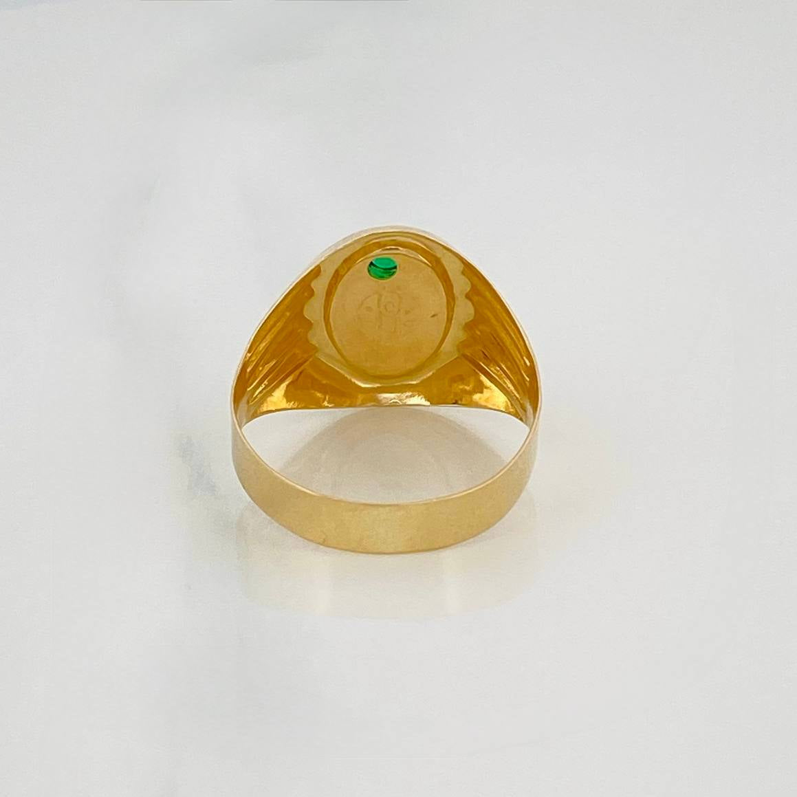 Anillo Aguila 2.5gr / T8 1/2 / Oro Amarillo 18K $