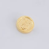 Herraje San Miguel Arcángel Mate 0.95g / 1/2 in Oro Amarillo 18K