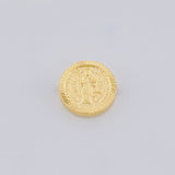 Charm Matte Saint Benedict 1.05g / 1/2 in 18K Yellow Gold