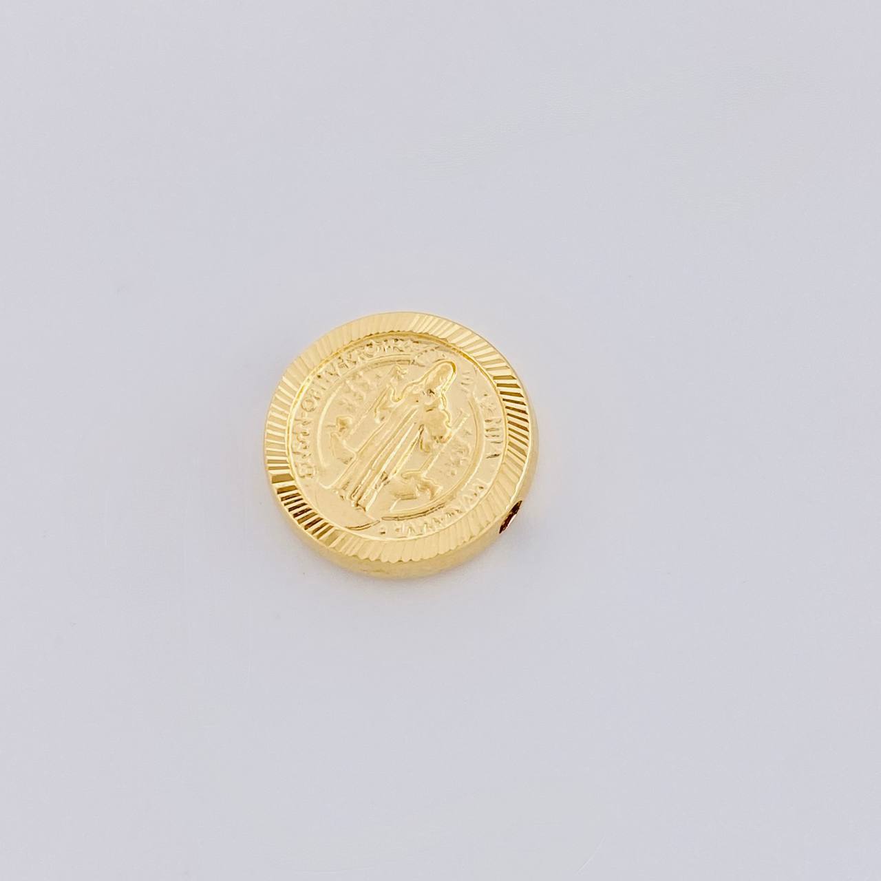 Herraje San Benito Mate 1.05g / 1/2 in Oro Amarillo 18K