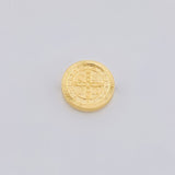 Herraje San Benito Mate 1.1g / 1/2 in Oro Amarillo 18K