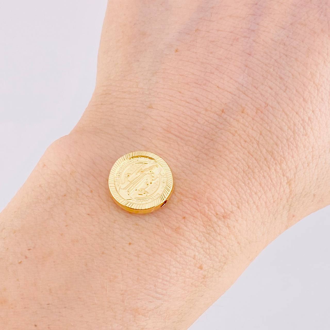 Herraje San Benito Mate 1g / 1/2 in Oro Amarillo 18K