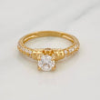 Solitaire Churumbela Ring 2.85g / T6 1/4 Yellow Gold 18K