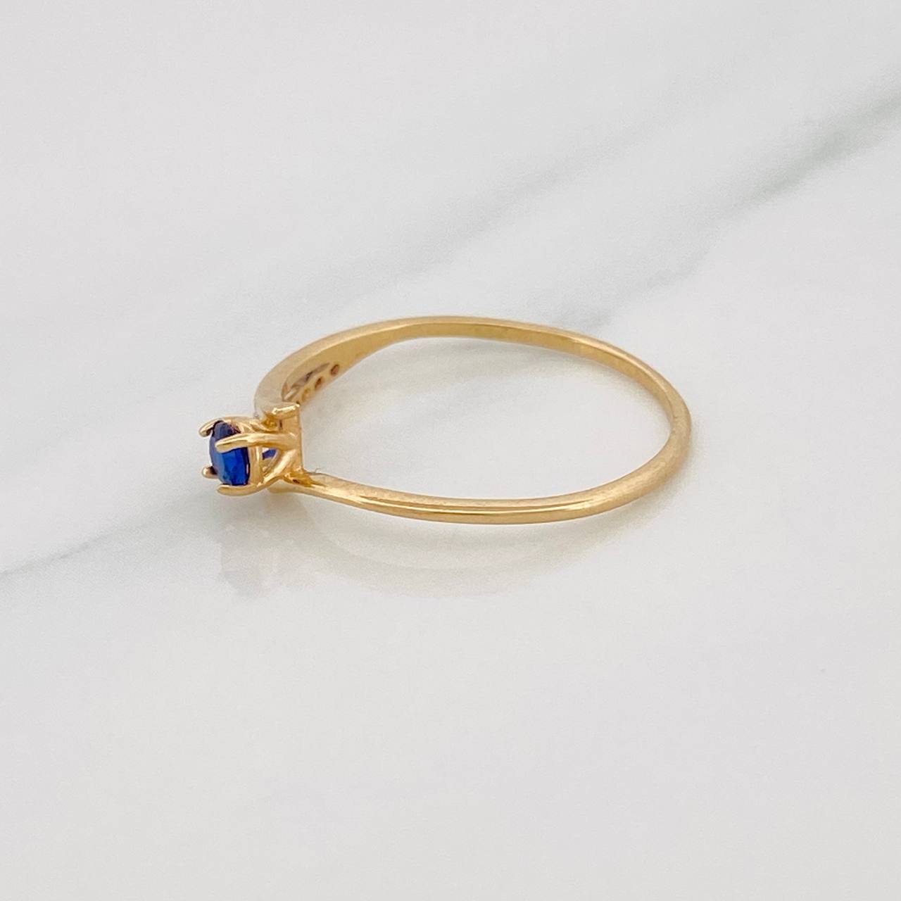 Waves Ring 1.05g / Size 6 3/4 Two Yellow White Gold 18K