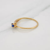 Waves Ring 1.05g / Size 6 3/4 Two Yellow White Gold 18K
