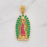 Pendant Virgin of Guadalupe 10.8g / 2 in Yellow Gold 18K