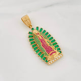Pendant Virgin of Guadalupe 10.8g / 2 in Yellow Gold 18K