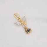 Pendant Saint Michael Archangel 1.1g / 1 in Three Golds 18K