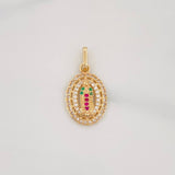 Dije Virgen de Guadalupe 1.75g / 1 in Oro Amarillo 18K